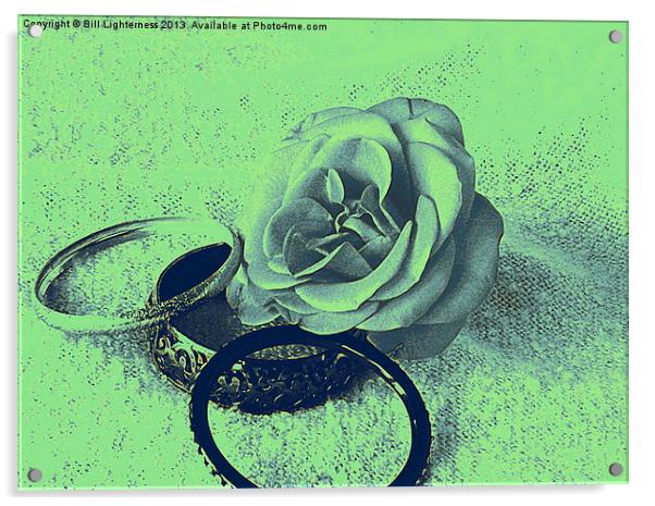 The Bangles and the Rose Acrylic by Bill Lighterness