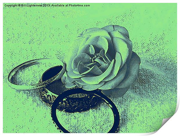 The Bangles and the Rose Print by Bill Lighterness