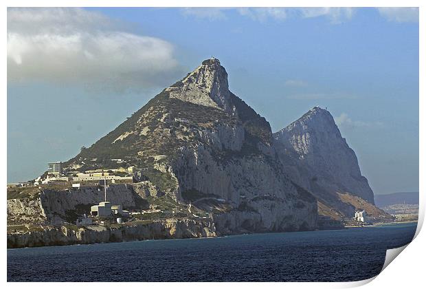 Rock of Gibraltar Print by Tony Murtagh