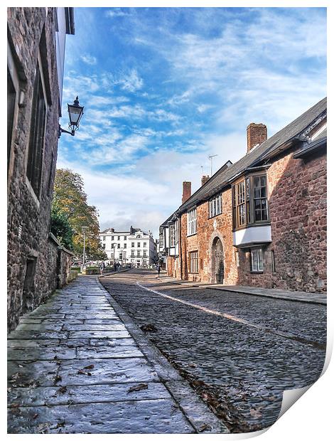 Path to the cathedral Print by Andy dean