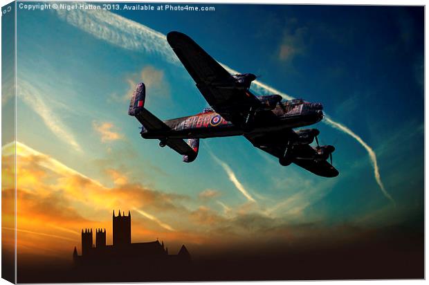 City of Lincoln Canvas Print by Nigel Hatton