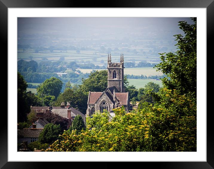 St James Church, Shaftesbury, Dorset, England, UK Framed Mounted Print by Mark Llewellyn