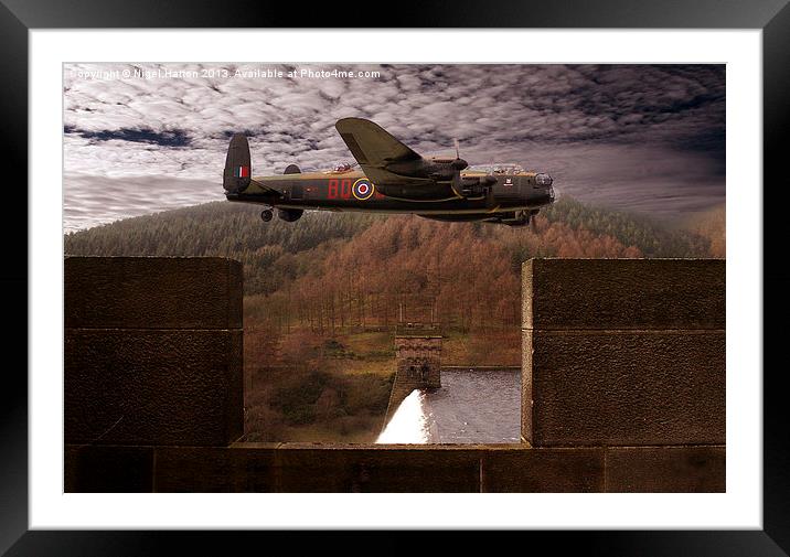 Avro Lancaster Mk1 Framed Mounted Print by Nigel Hatton
