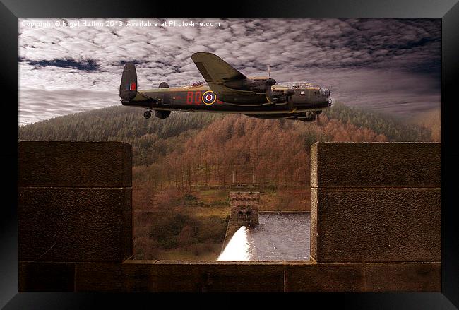 Avro Lancaster Mk1 Framed Print by Nigel Hatton