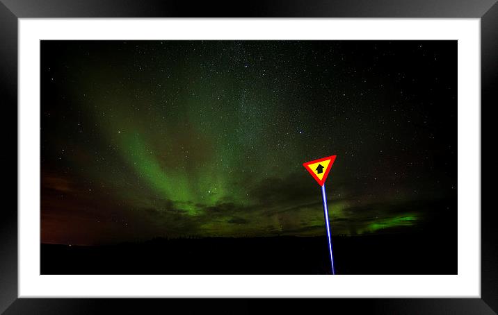 Give Way Framed Mounted Print by Dave Wragg