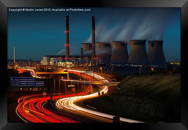 The Industrial Power of Ferrybridge Framed Print by K7 Photography
