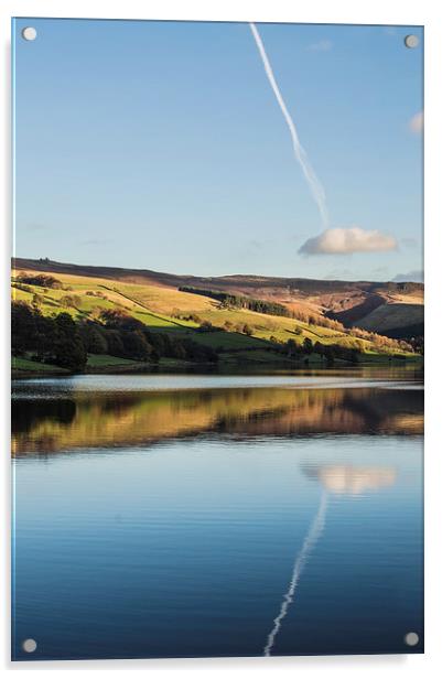 Lady Bower Reservoir Reflection Acrylic by Phil Tinkler