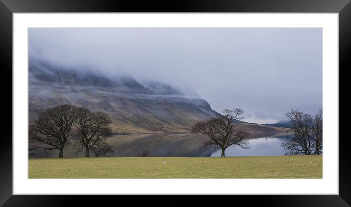 Misty Slopes Framed Mounted Print by Gary Finnigan