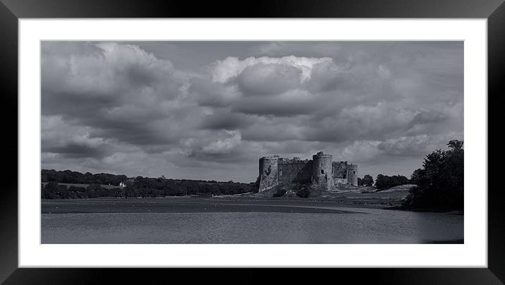 Carew Castle #2 Framed Mounted Print by Mark Robson