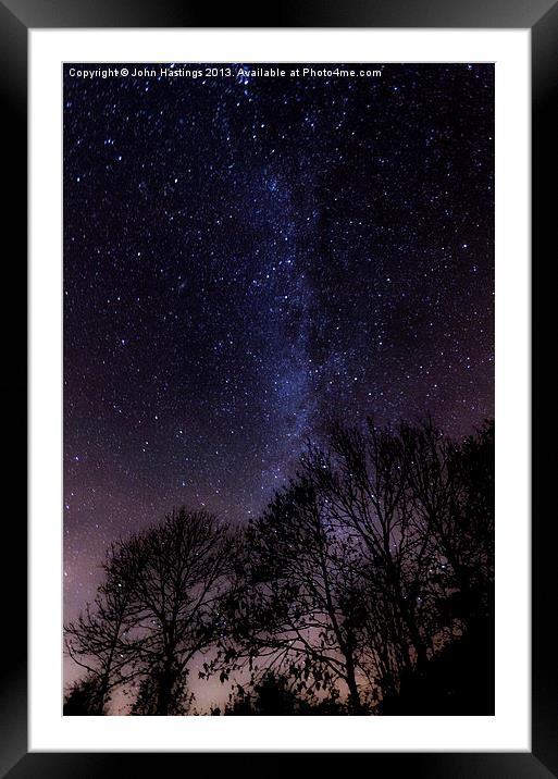 Starry Starry Night Framed Mounted Print by John Hastings