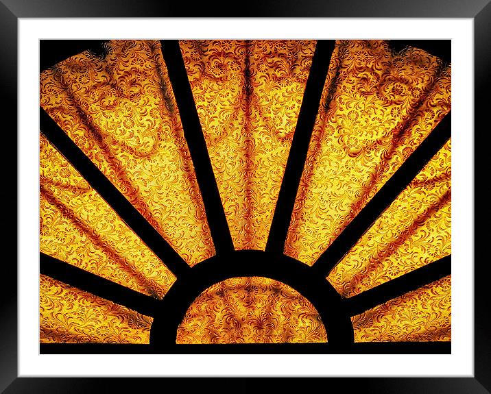 Golden Windows Framed Mounted Print by Mary Lane