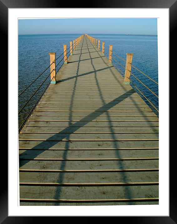 The Long Walk Framed Mounted Print by Darren Smith