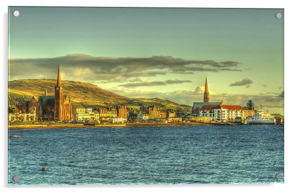 Largs on Firth of Clyde Acrylic by Tylie Duff Photo Art