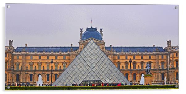 Le Louvre 3 Acrylic by Gö Vān