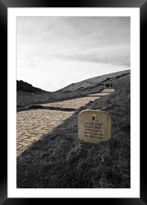 Lulworth Cove, Dorset Framed Mounted Print by Graham Custance