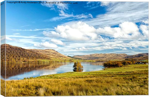 Secret Scottish Highlands Canvas Print by Andy Anderson