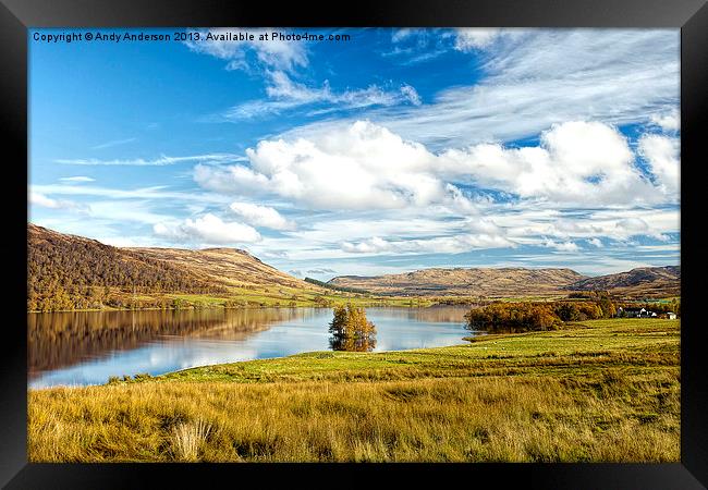 Secret Scottish Highlands Framed Print by Andy Anderson