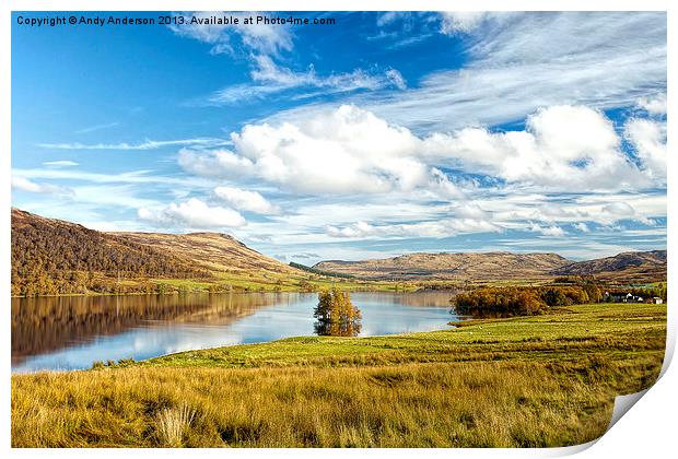 Secret Scottish Highlands Print by Andy Anderson