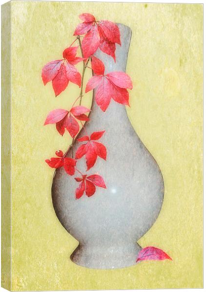 Autumn in a Vase Canvas Print by Christine Lake