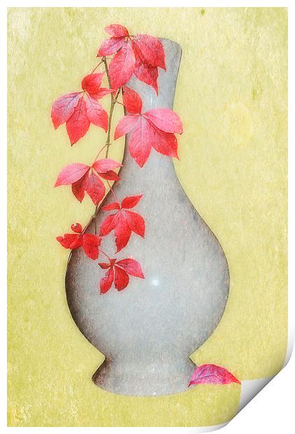 Autumn in a Vase Print by Christine Lake
