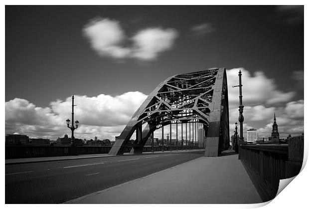 The Tyne Bridge Print by Dave Hudspeth Landscape Photography