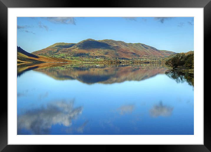 Crummock Water and Loweswater Fell Framed Mounted Print by Jamie Green