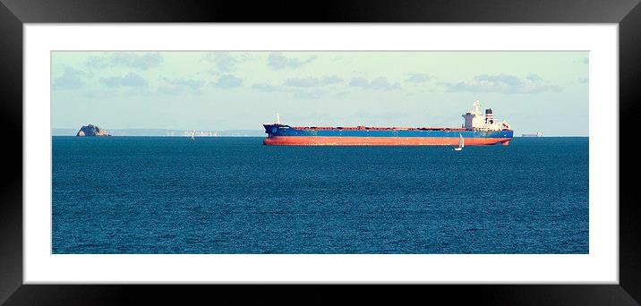 At Anchor in Torbay Framed Mounted Print by Peter F Hunt