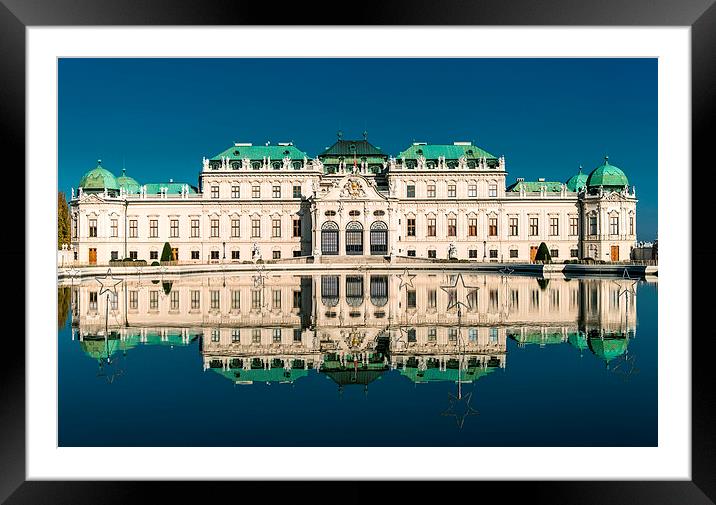 Belvedere, Vienna Framed Mounted Print by Sergey Golotvin