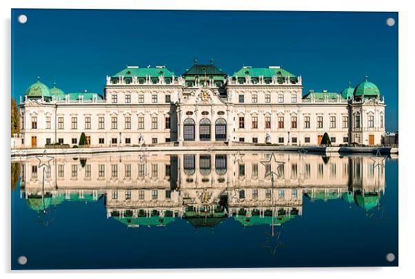Belvedere, Vienna Acrylic by Sergey Golotvin
