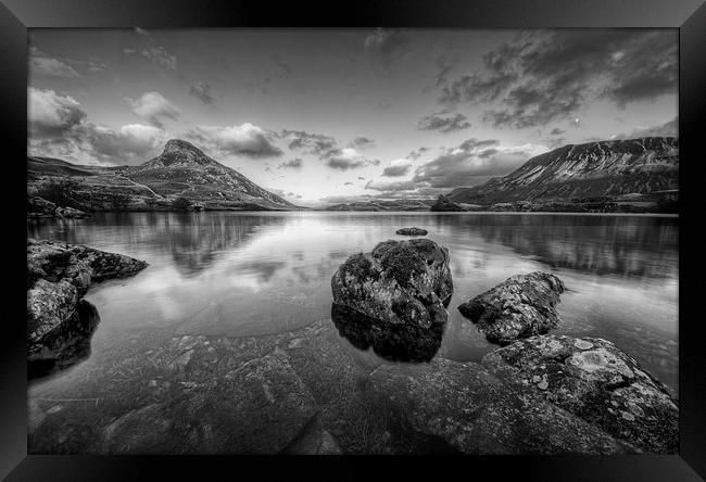 Cregennan just above the water Framed Print by Rory Trappe