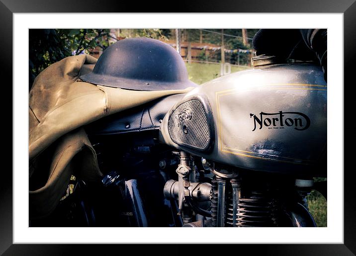 Dispatch Rider Framed Mounted Print by Paul Holman Photography