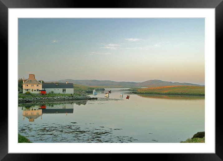Loch Maddy Framed Mounted Print by Tommy Reilly