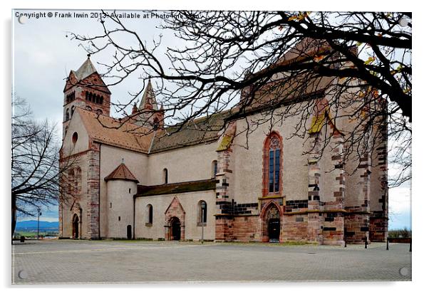 St. Stephans Cathedral in Breisach. Acrylic by Frank Irwin
