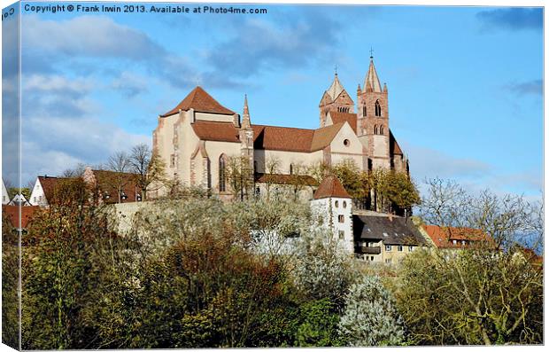 St. Stephans Cathedral in Breisach. Canvas Print by Frank Irwin