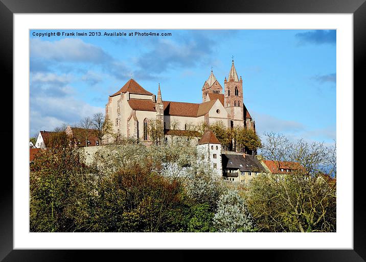 St. Stephans Cathedral in Breisach. Framed Mounted Print by Frank Irwin