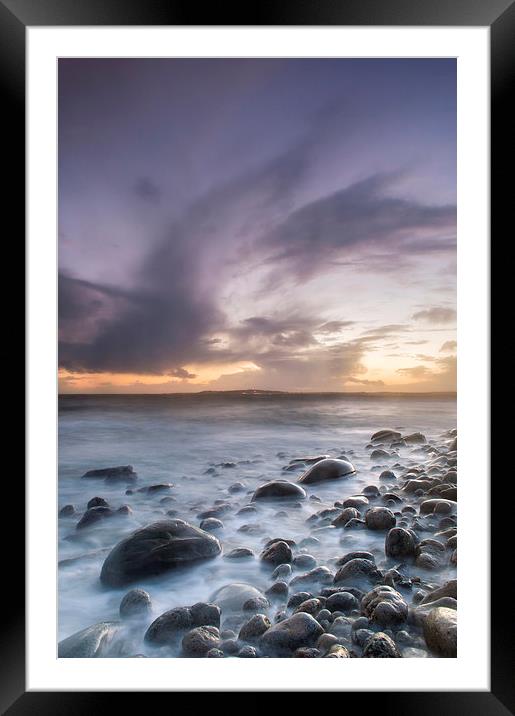 Boulders at Osmington Mills Framed Mounted Print by Chris Frost