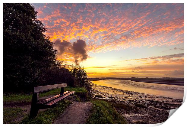 Early morning on the River Taw Print by Dave Wilkinson North Devon Ph