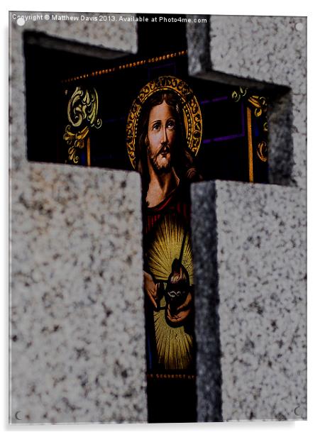 Jesus Cross Acrylic by Matthew Davis