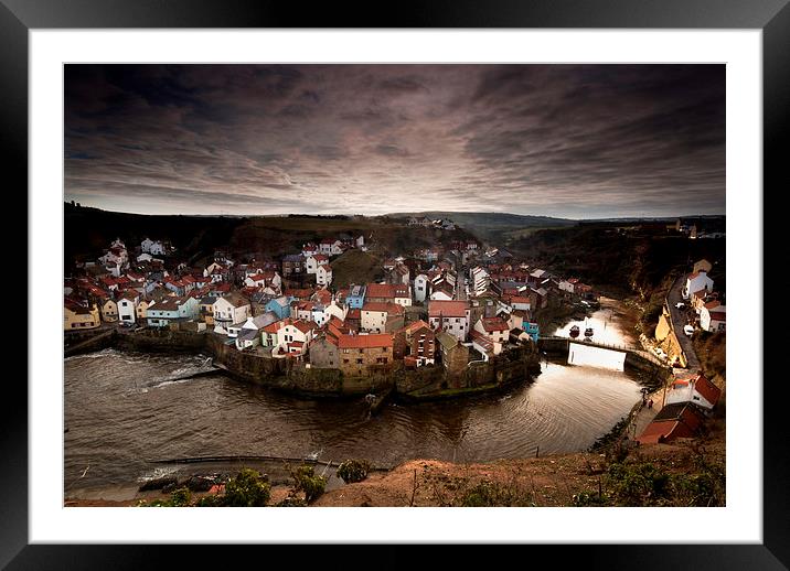 Staites in Winter Framed Mounted Print by Dave Hudspeth Landscape Photography