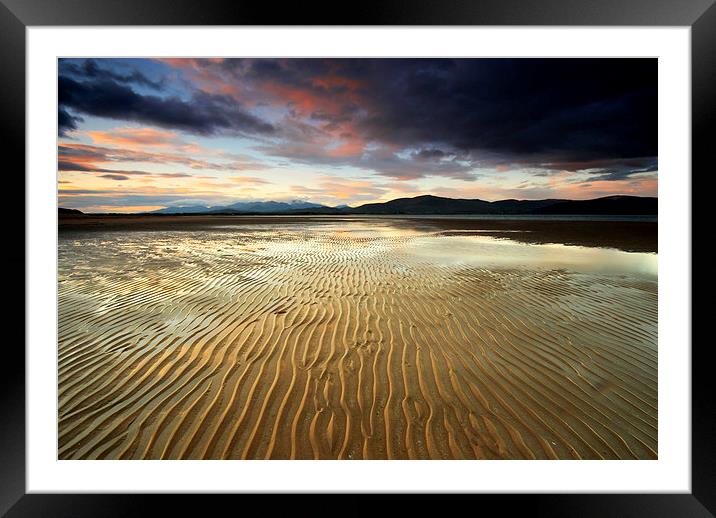 Co Kerry Sunset Framed Mounted Print by Dave Hudspeth Landscape Photography
