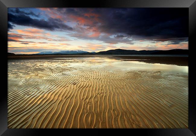 Co Kerry Sunset Framed Print by Dave Hudspeth Landscape Photography