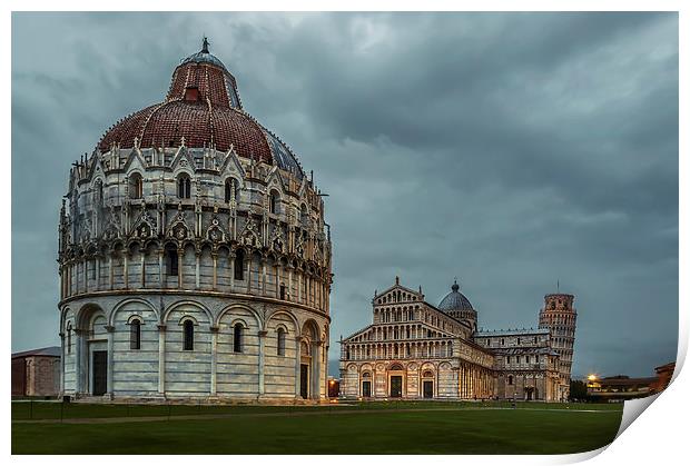 Baptistery of San Giovanni Print by mhfore Photography