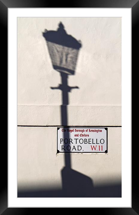 Portobello Road Framed Mounted Print by Brian Sharland