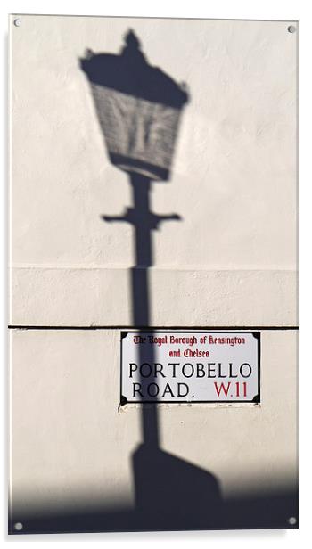 Portobello Road Acrylic by Brian Sharland