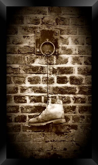 Old Boot! Framed Print by Brian Sharland