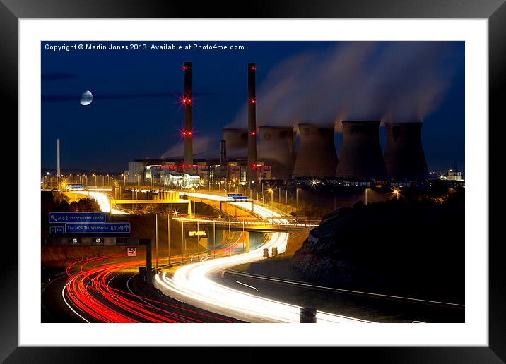 Towering Industrial Might Framed Mounted Print by K7 Photography
