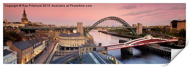 Newcastle Panorama Print by Ray Pritchard