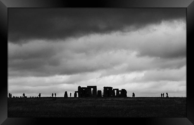 Stonehenge Framed Print by Georgie Lilly