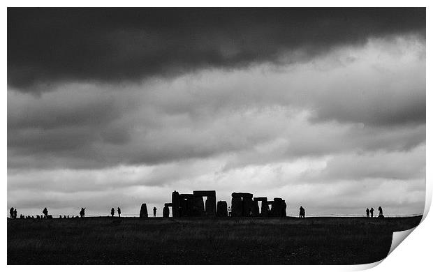 Stonehenge Print by Georgie Lilly