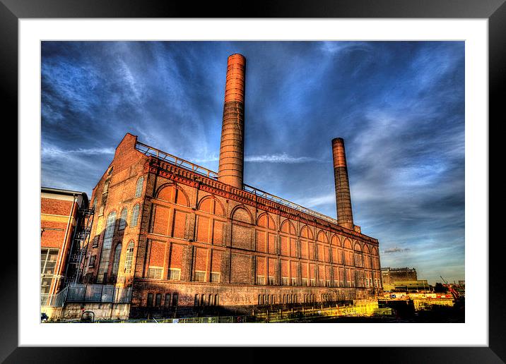 Lots Road Power Station Framed Mounted Print by Simon West